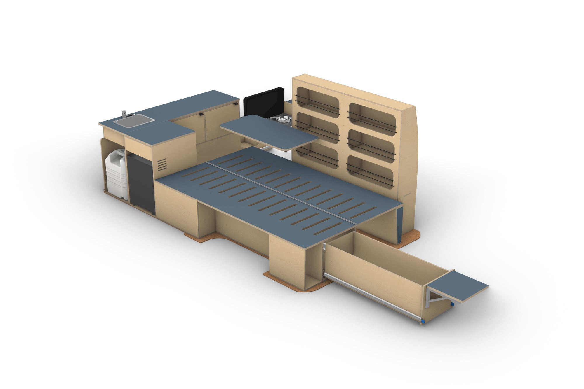 Build Bundle: Couch/Bed, Kitchen and Wardrobe (LHD)