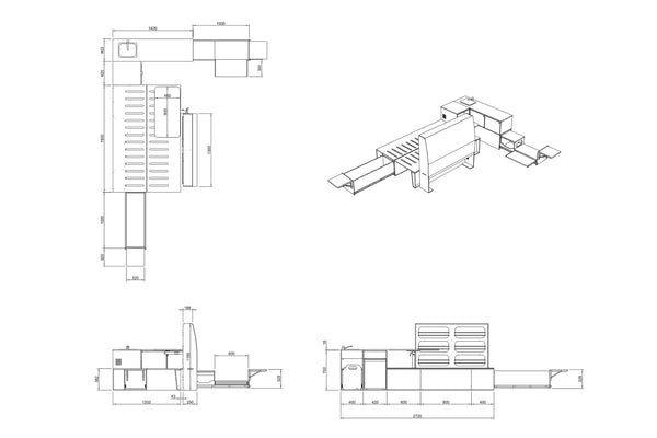 Build Bundle: Couch/Bed, Kitchen and Wardrobe (LHD)
