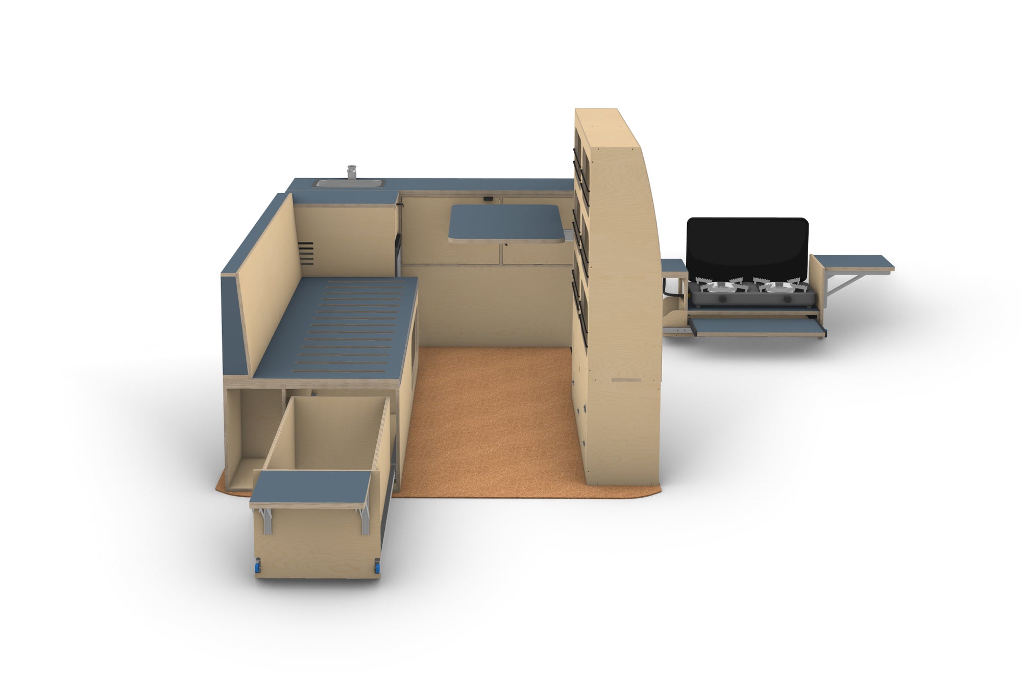 Build Bundle: Couch/Bed, Kitchen and Wardrobe (LHD)