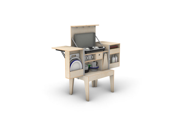 Portable Camp Kitchen Plans (Inches)