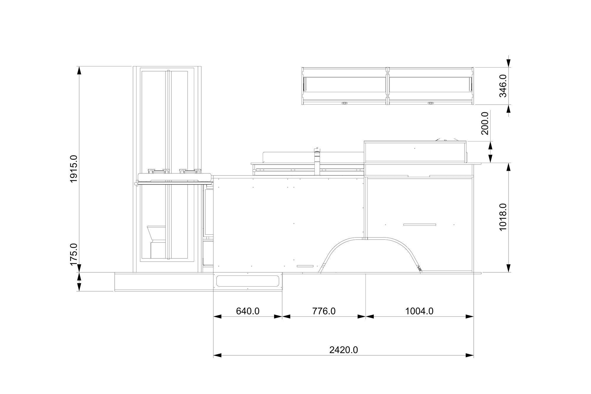 Mercedes Sprinter 144 MWB Campervan Conversion Plans (RHD)