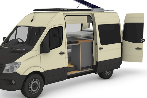Mercedes Sprinter 144 MWB Campervan Conversion Plans (RHD)