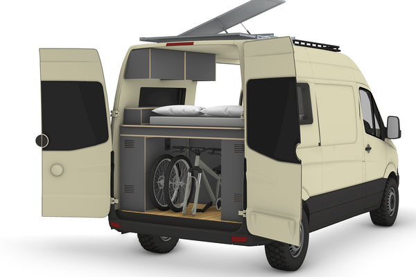 Mercedes Sprinter 144 MWB Campervan Conversion Plans (RHD)