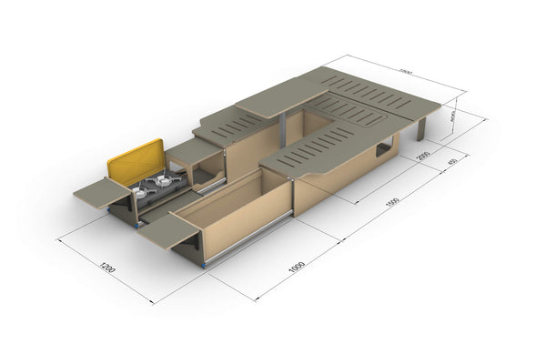 Rear-Opening Campervan Conversion Plans V4