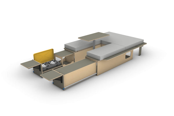 Rear-Opening Campervan Conversion Plans V4