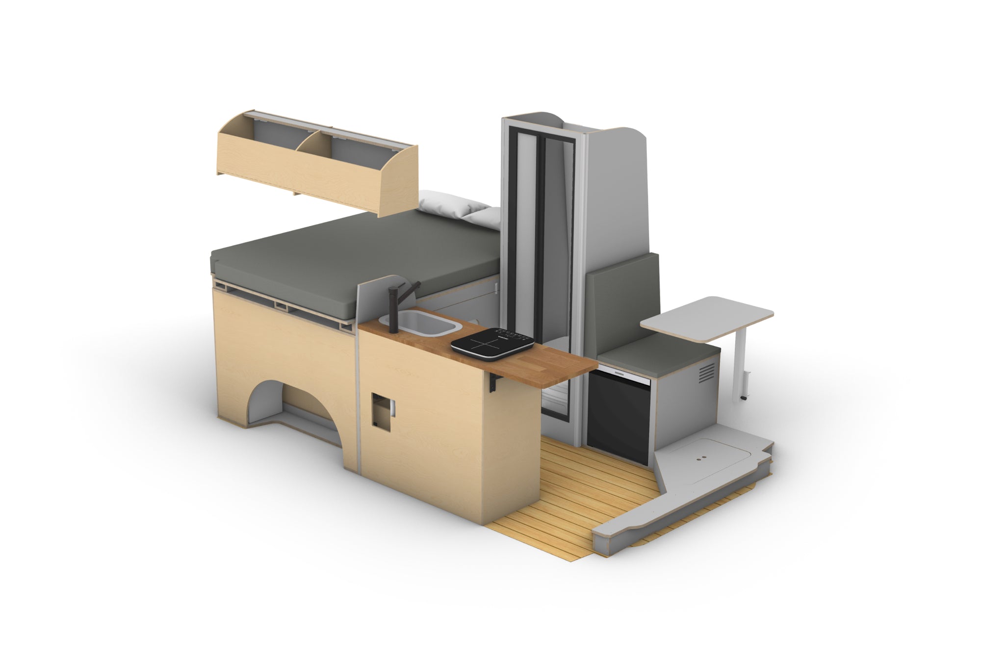 Fiat Ducato L2H2 Camper Fit Out Plans (LHD)