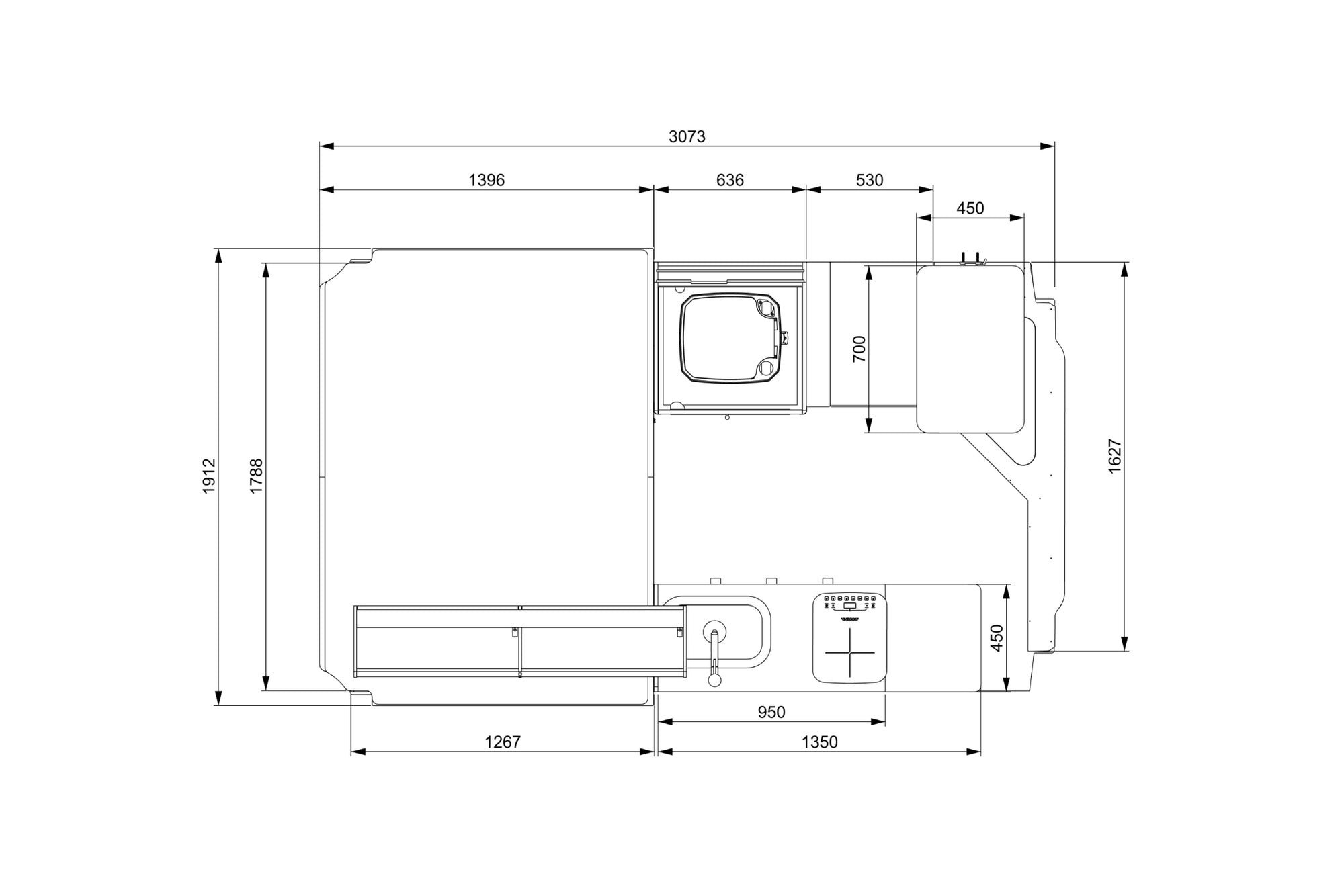 Fiat Ducato L2H2 Camper Fit Out Plans (LHD)