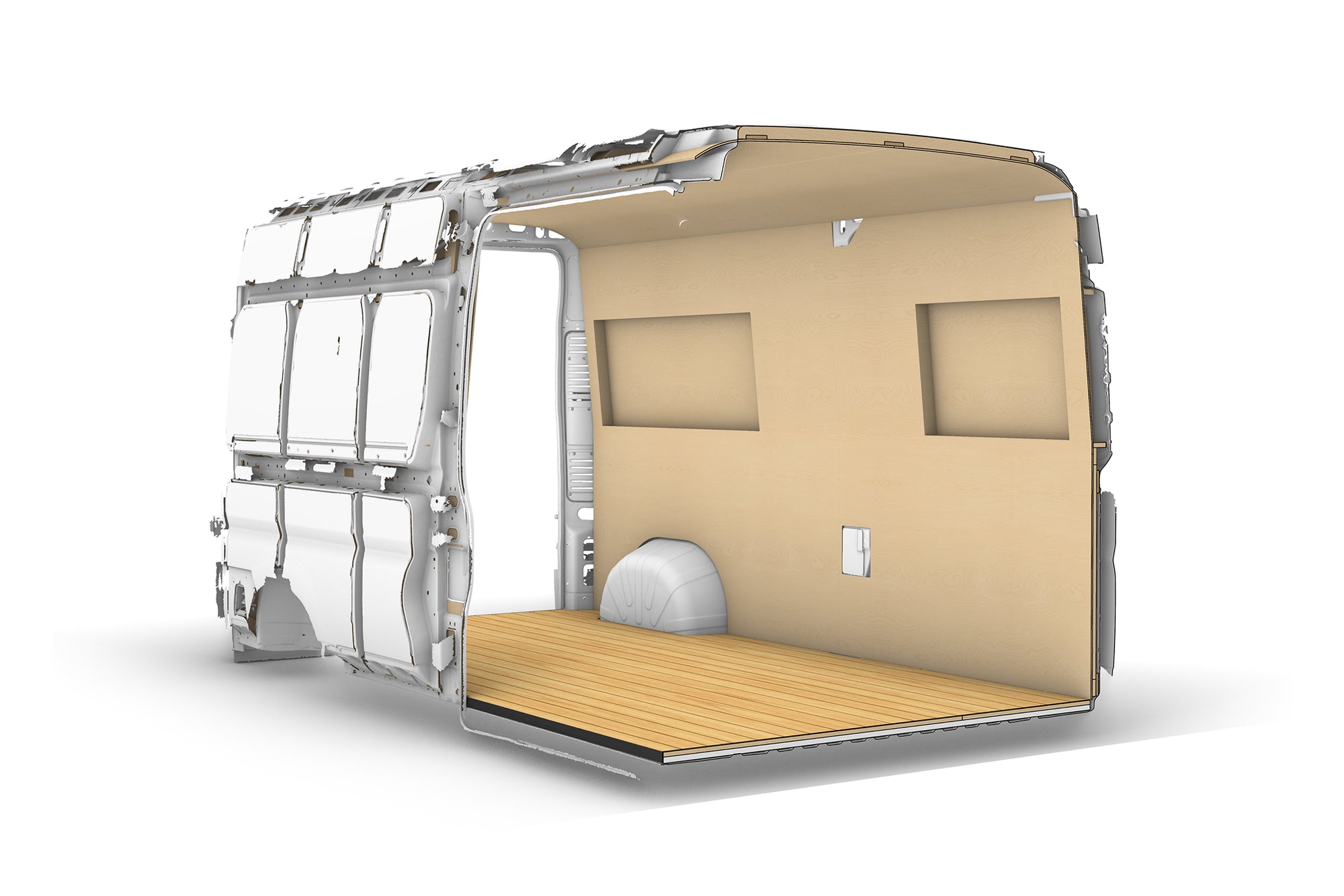 Fiat Ducato L3H2 Camper Conversion Plans (LHD)