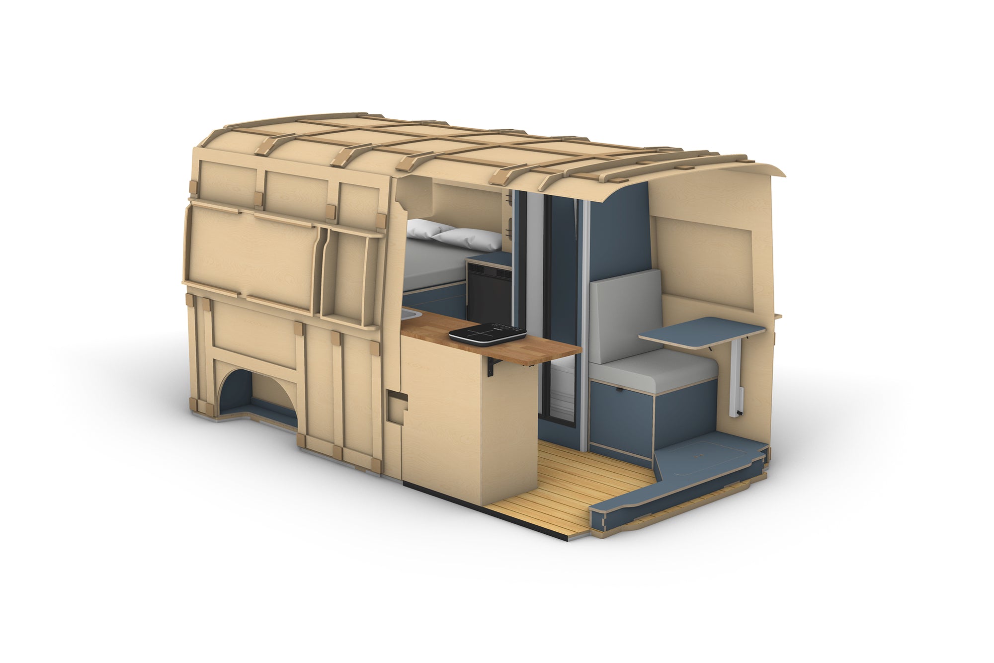 Fiat Ducato L3H2 Camper Conversion Plans (LHD)