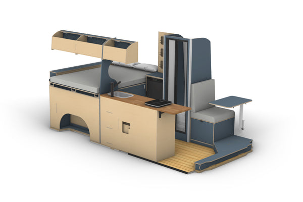 Fiat Ducato L3H2 Camper Conversion Plans (LHD)