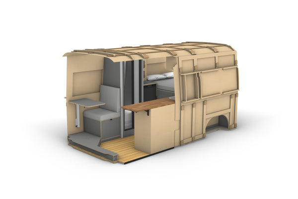 Fiat Ducato L3H2 Camper Conversion Plans (RHD)