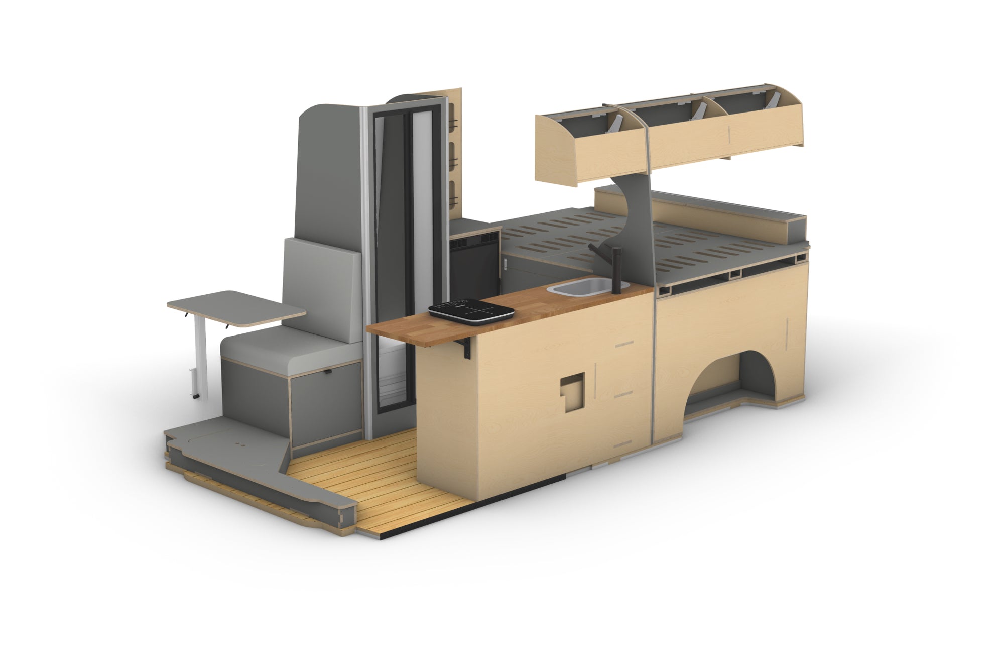 Fiat Ducato L3H2 Camper Conversion Plans (RHD)