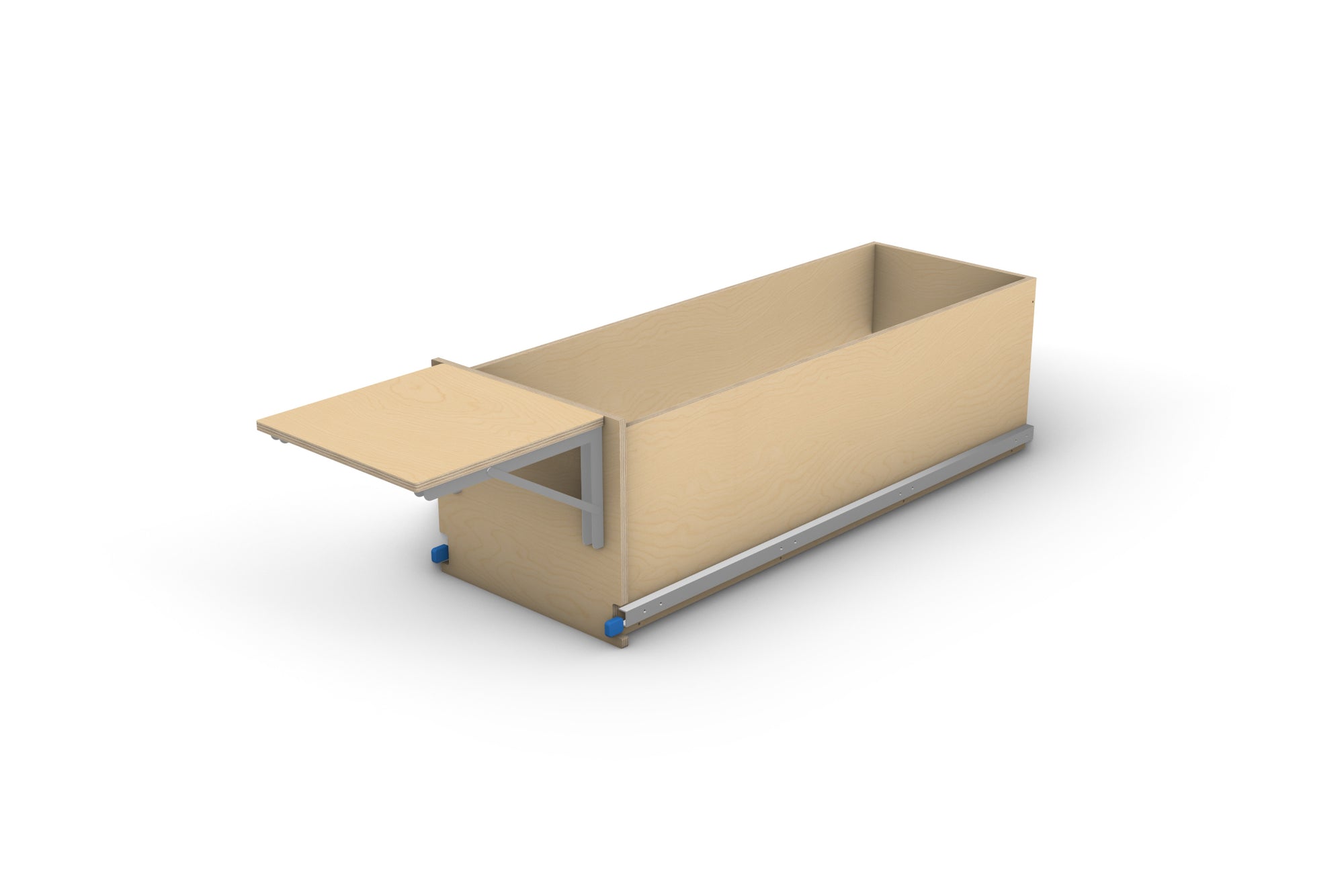 Folding Camper Couch with Storage (Left Side)
