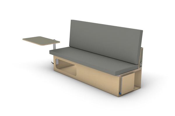 Folding Camper Couch with Storage (Right Side)
