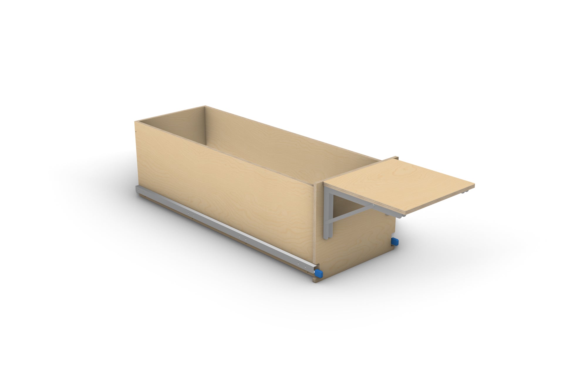 Folding Camper Couch with Storage (Right Side)