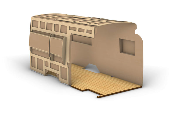 Ford Transit 148" EXT High Roof Campervan Conversion Plans (L4H3)