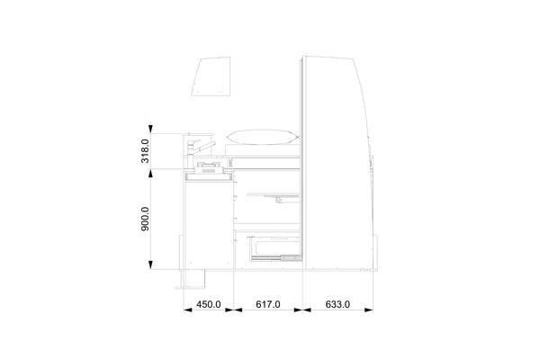 Mercedes Sprinter 144 MWB Campervan Conversion Plans (LHD)