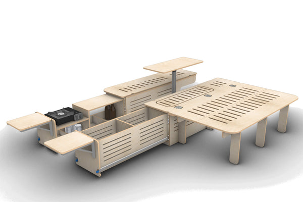 Side-Opening Campervan Conversion Plans (Left Side)