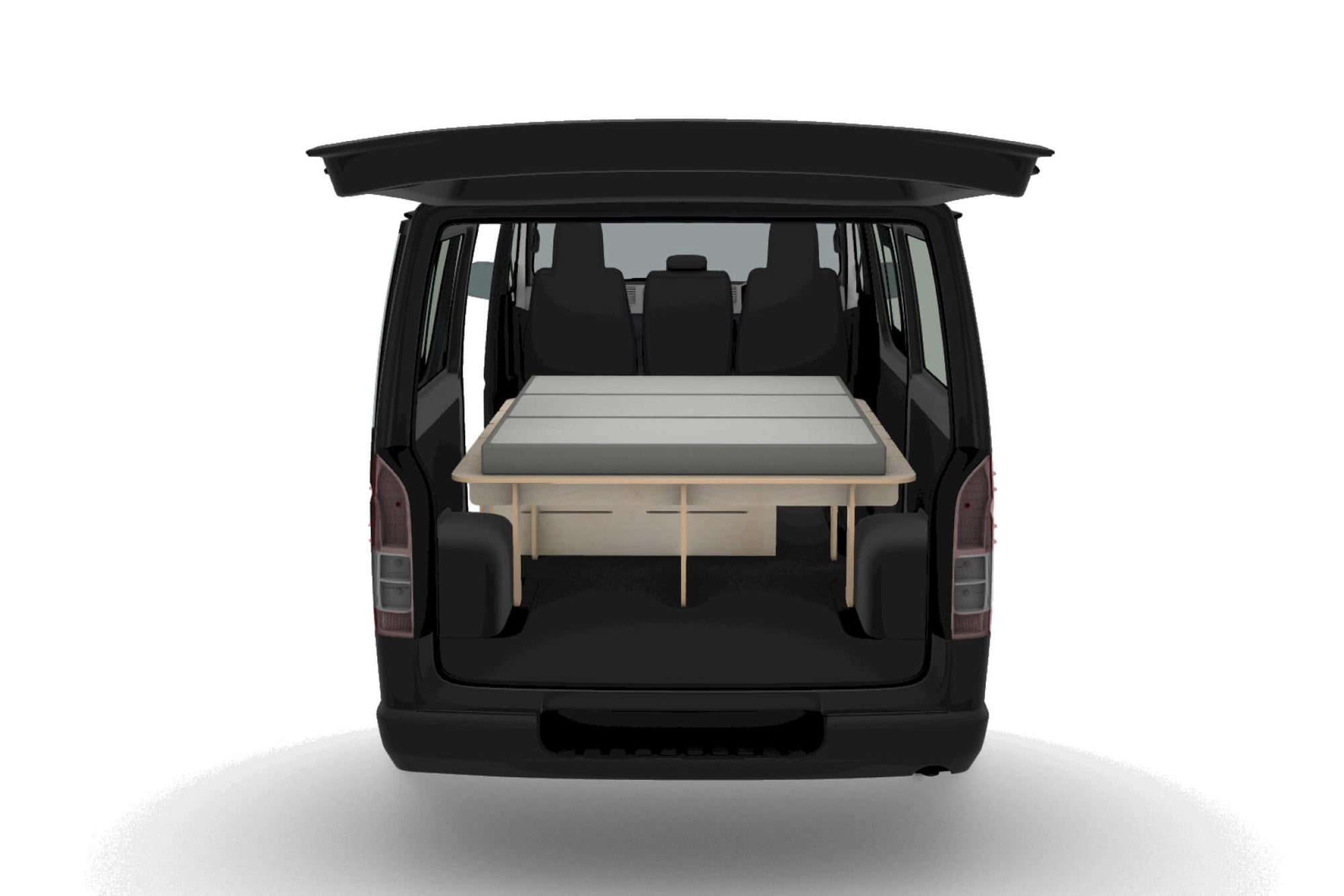 Side-Opening Campervan Conversion Plans (Left Side)