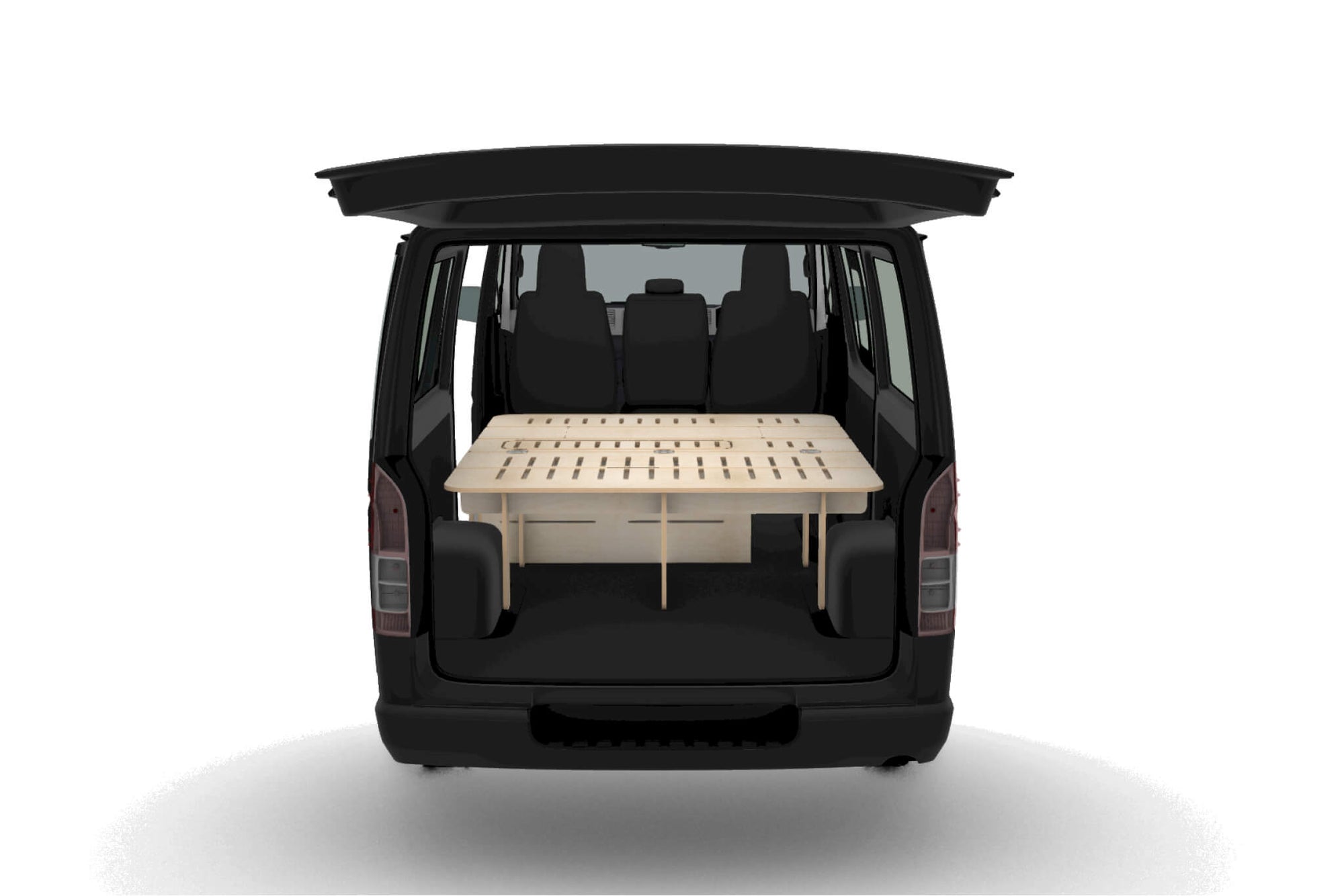 Side-Opening Campervan Conversion Plans (Left Side)