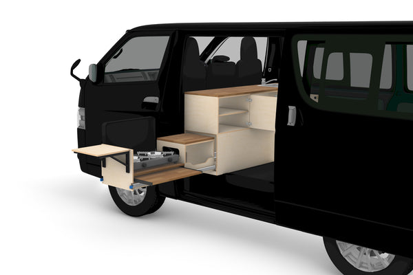 Campervan Kitchen Plans (Left Side)
