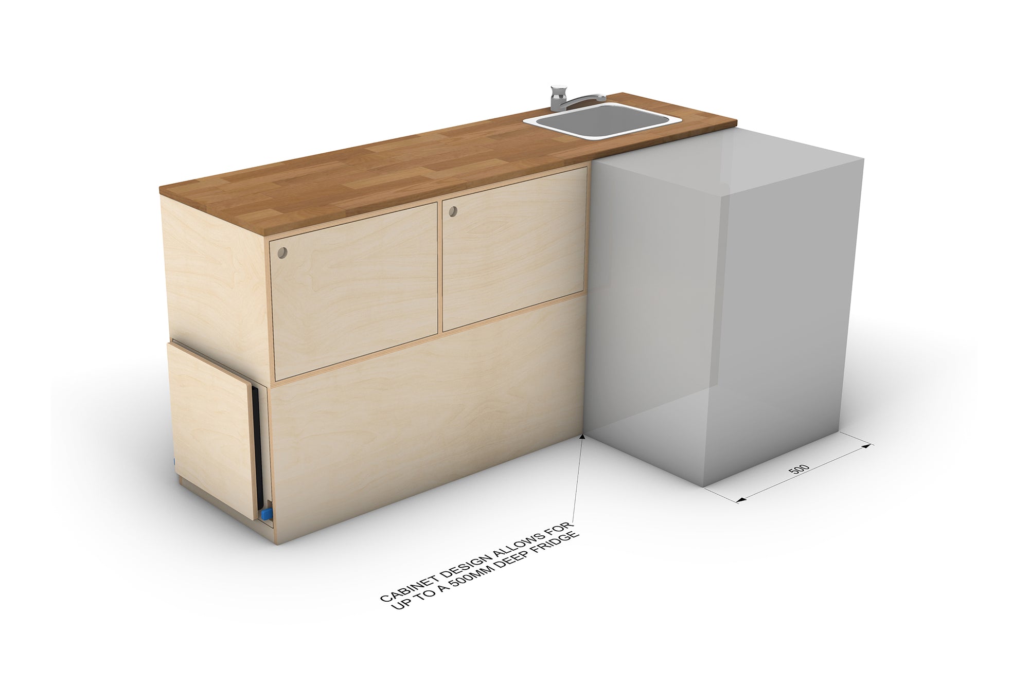 Campervan Kitchen Plans (Left Side)