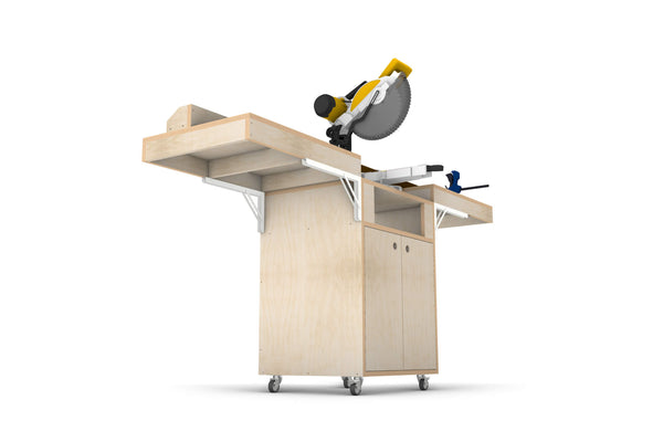 Mobile Mitre Saw Trolley Plans