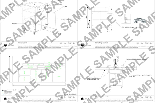 Mobile Mitre Saw Trolley Plans