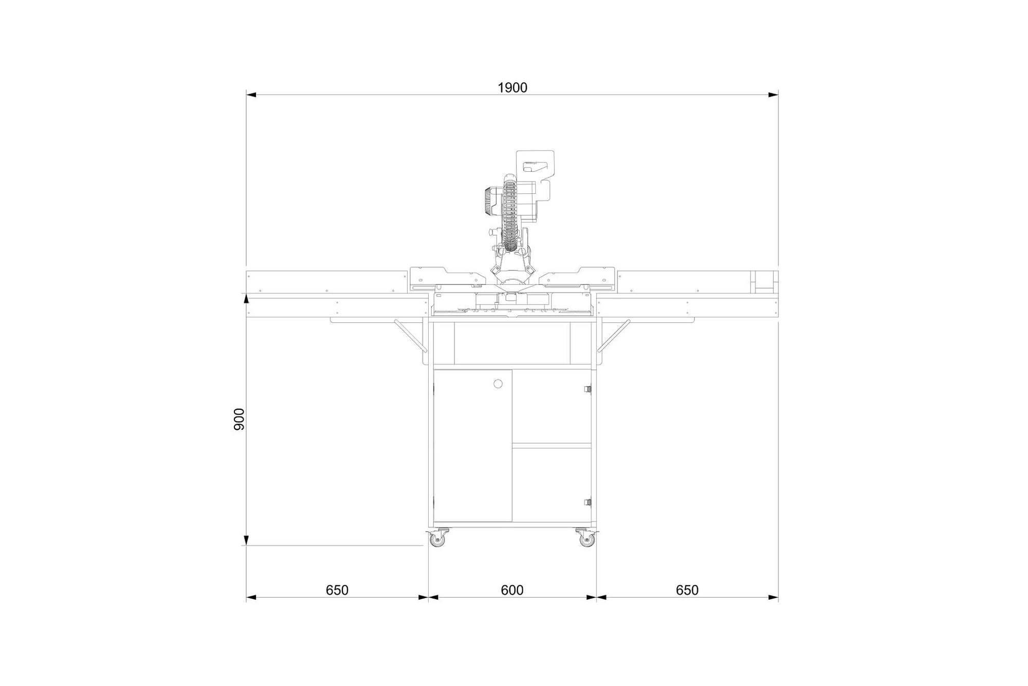 Mobile Mitre Saw Trolley Plans