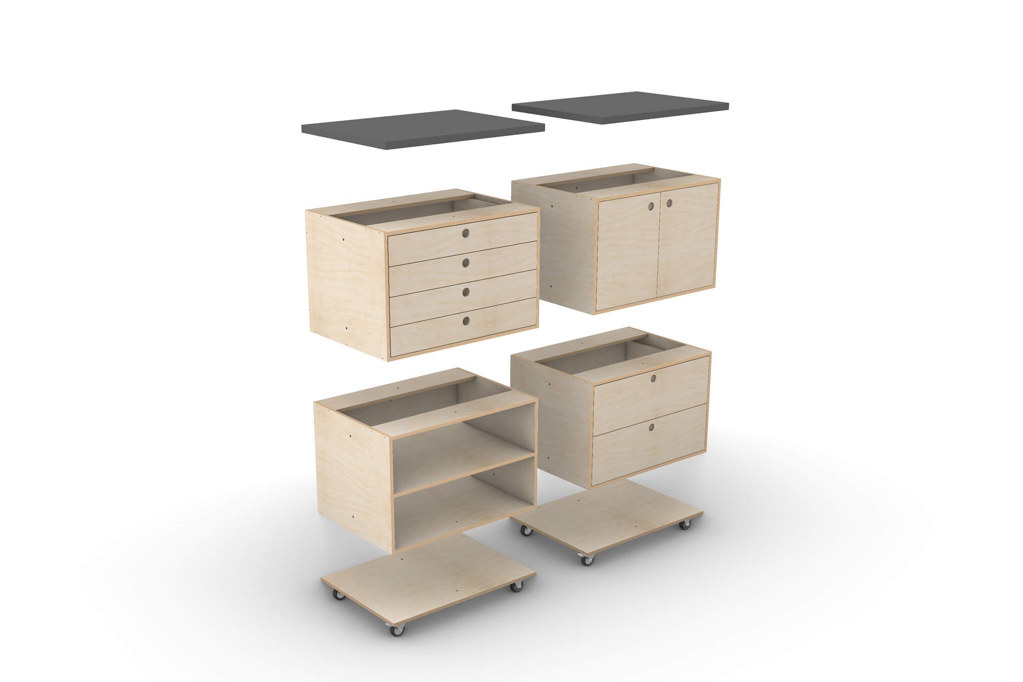 Modular Storage Box System Plans