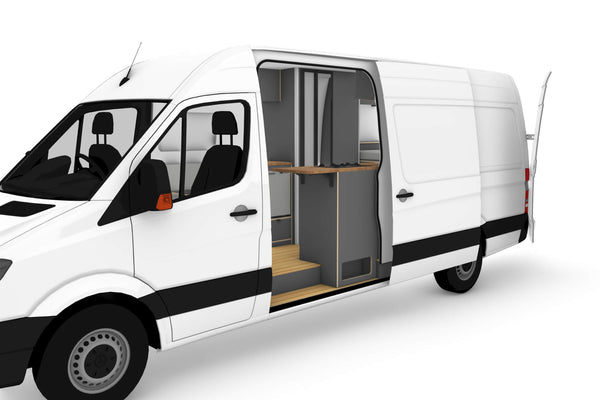 Mercedes Sprinter 170 LWB Camper Conversion Plans (RHD)