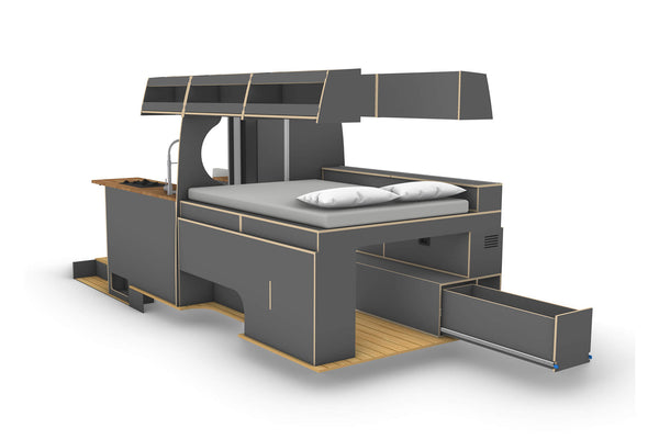 Mercedes Sprinter 170 LWB Camper Conversion Plans (RHD)