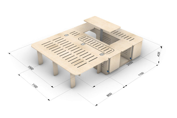 Side-Opening Campervan Conversion Plans (Right Side)