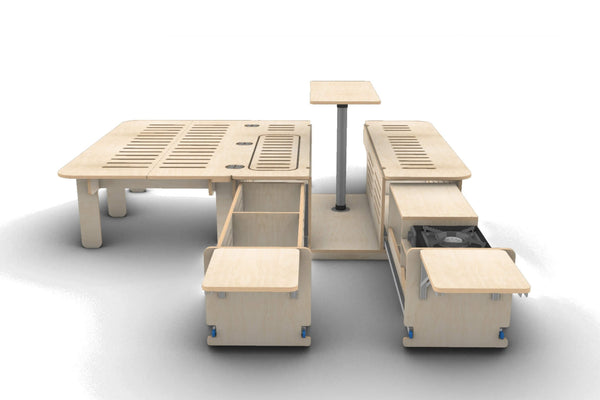 Side-Opening Campervan Conversion Plans (Right Side)