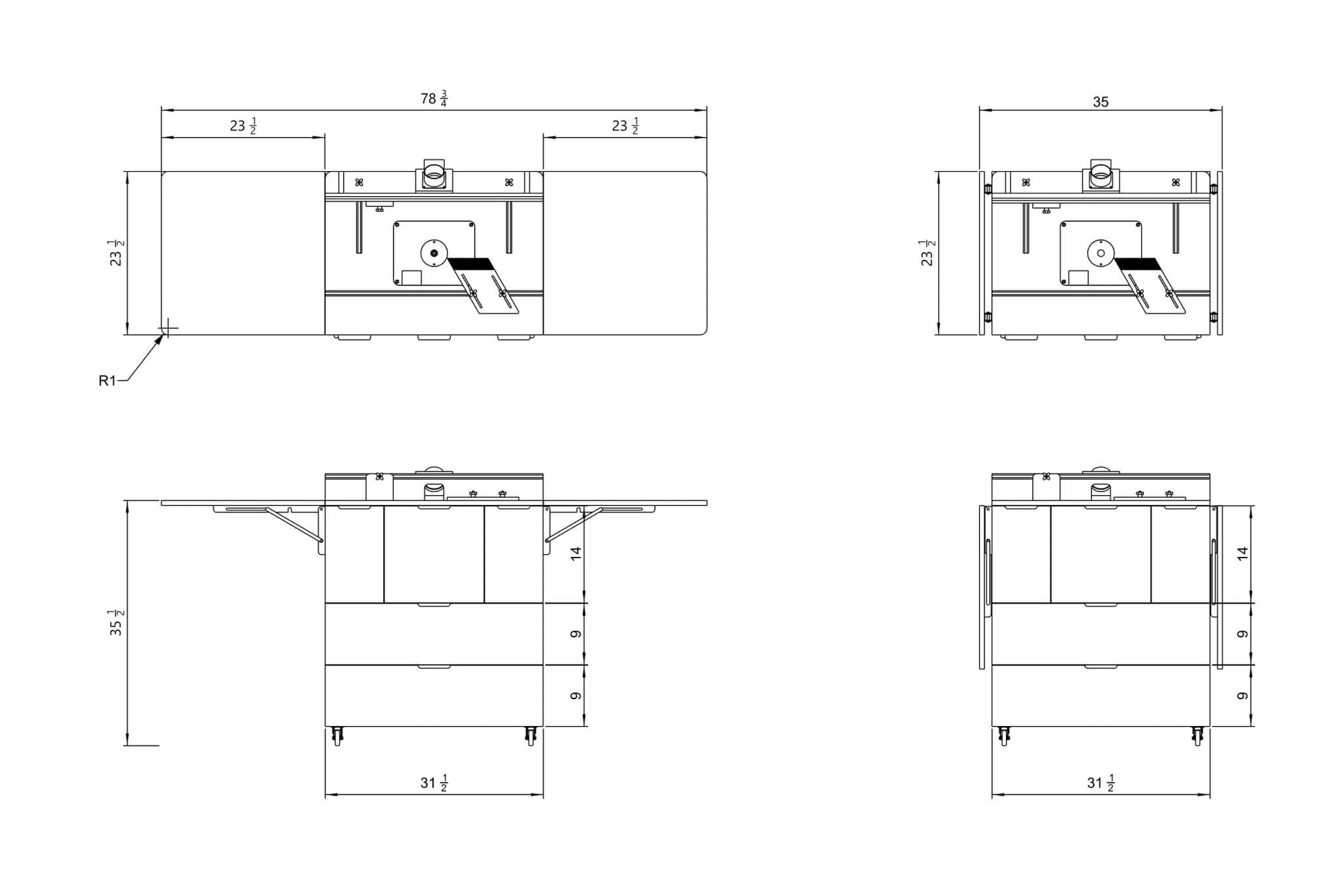 Router Table Trolley Plans (Imperial)