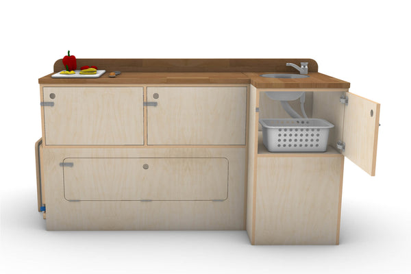 Campervan Slide-Out Kitchen Plans (Left Side)