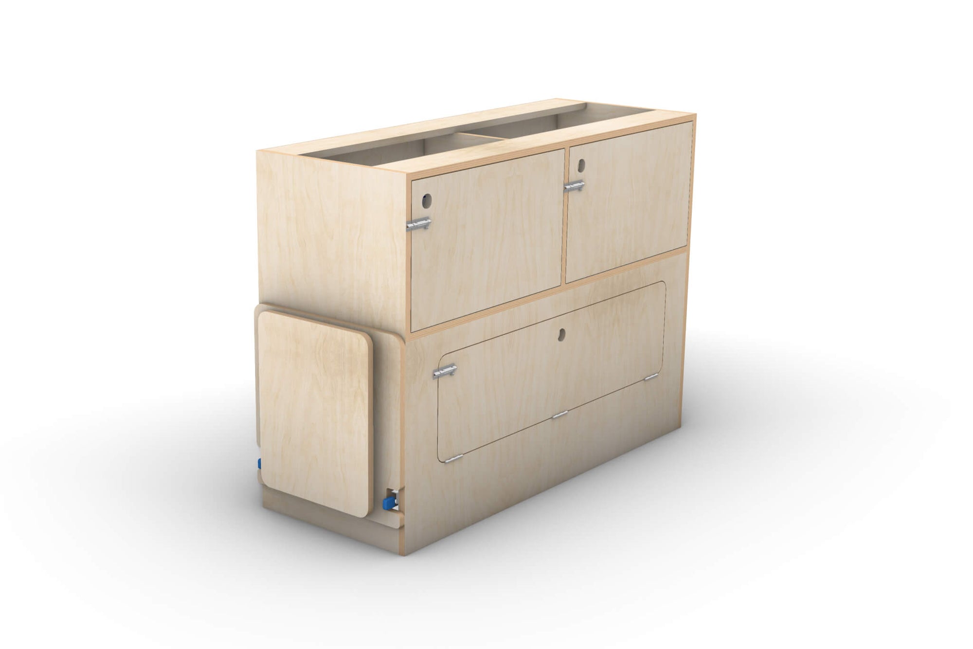 Campervan Slide-Out Kitchen Plans (Left Side)
