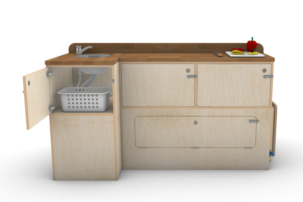 Campervan Slide-Out Kitchen Plans (Right Side)