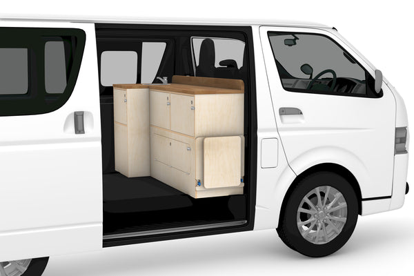 Campervan Slide-Out Kitchen Plans (Right Side)