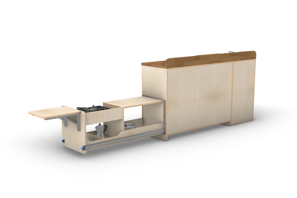 Campervan Slide-Out Kitchen Plans (Right Side)
