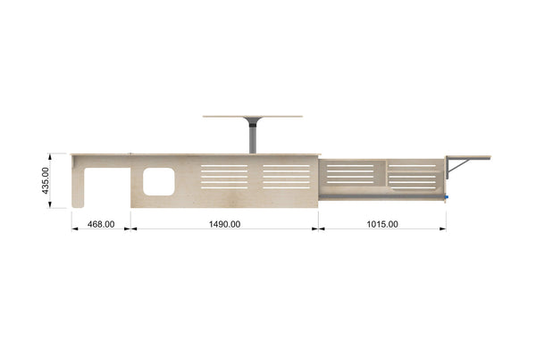 Rear-Opening Campervan Conversion Plans V1