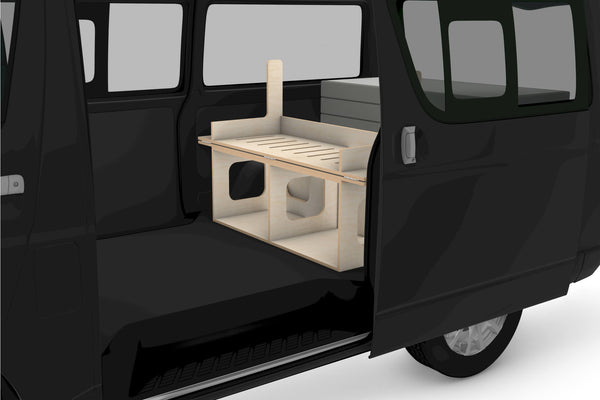 Rear-Opening Campervan Conversion Plans V1