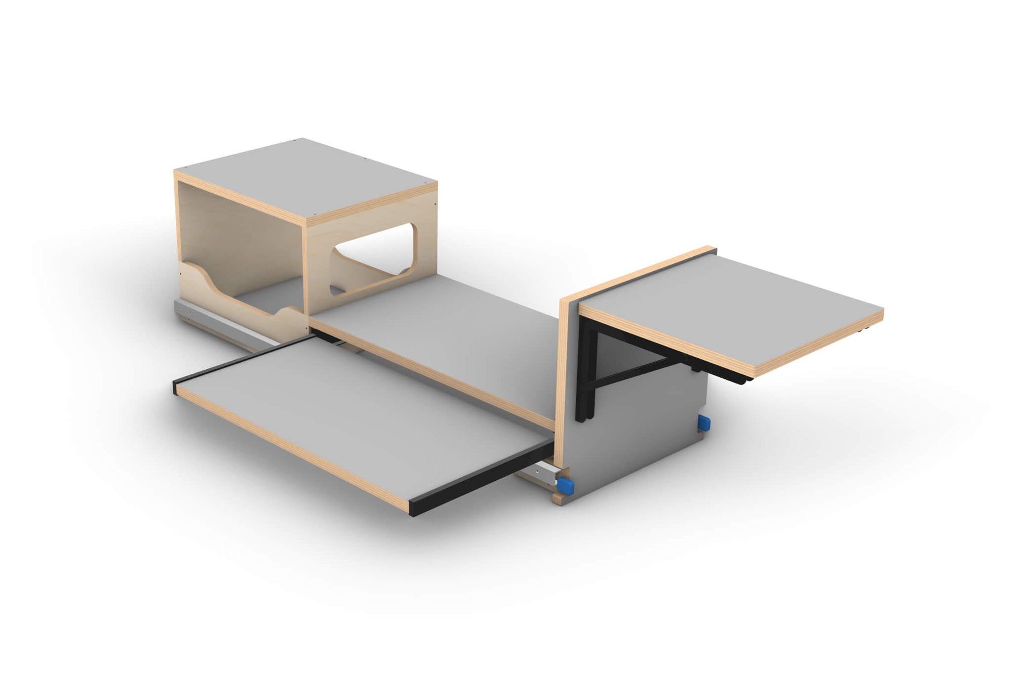 Rear-Opening Camper Van Conversion Plans V2