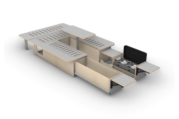 Rear-Opening Camper Van Conversion Plans V2