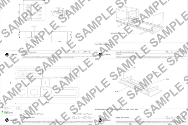 Rear-Opening Camper Van Conversion Plans V2
