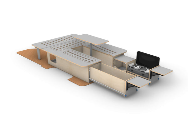 Rear-Opening Camper Van Conversion Plans V2