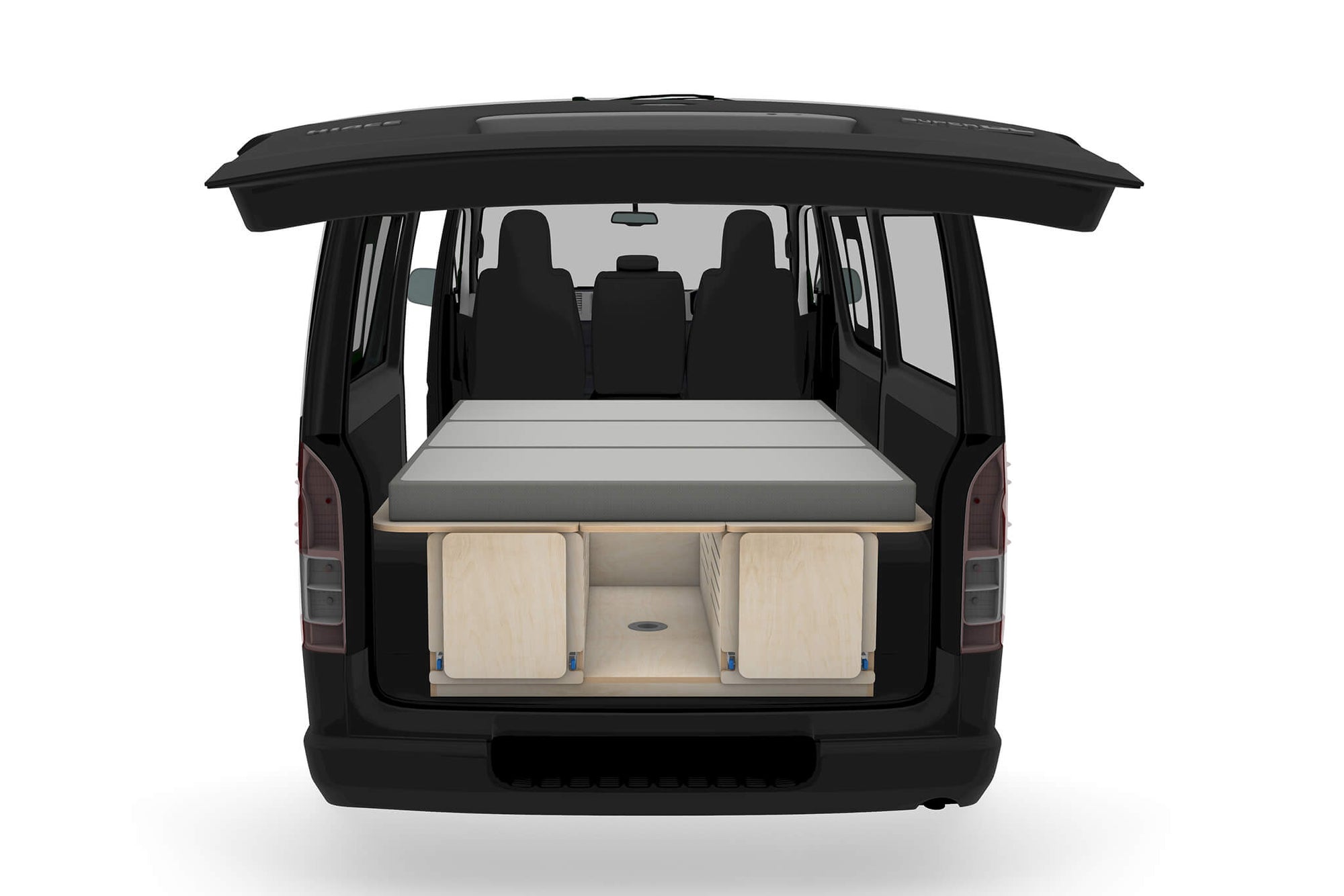 Rear-Opening Campervan Conversion Plans V1