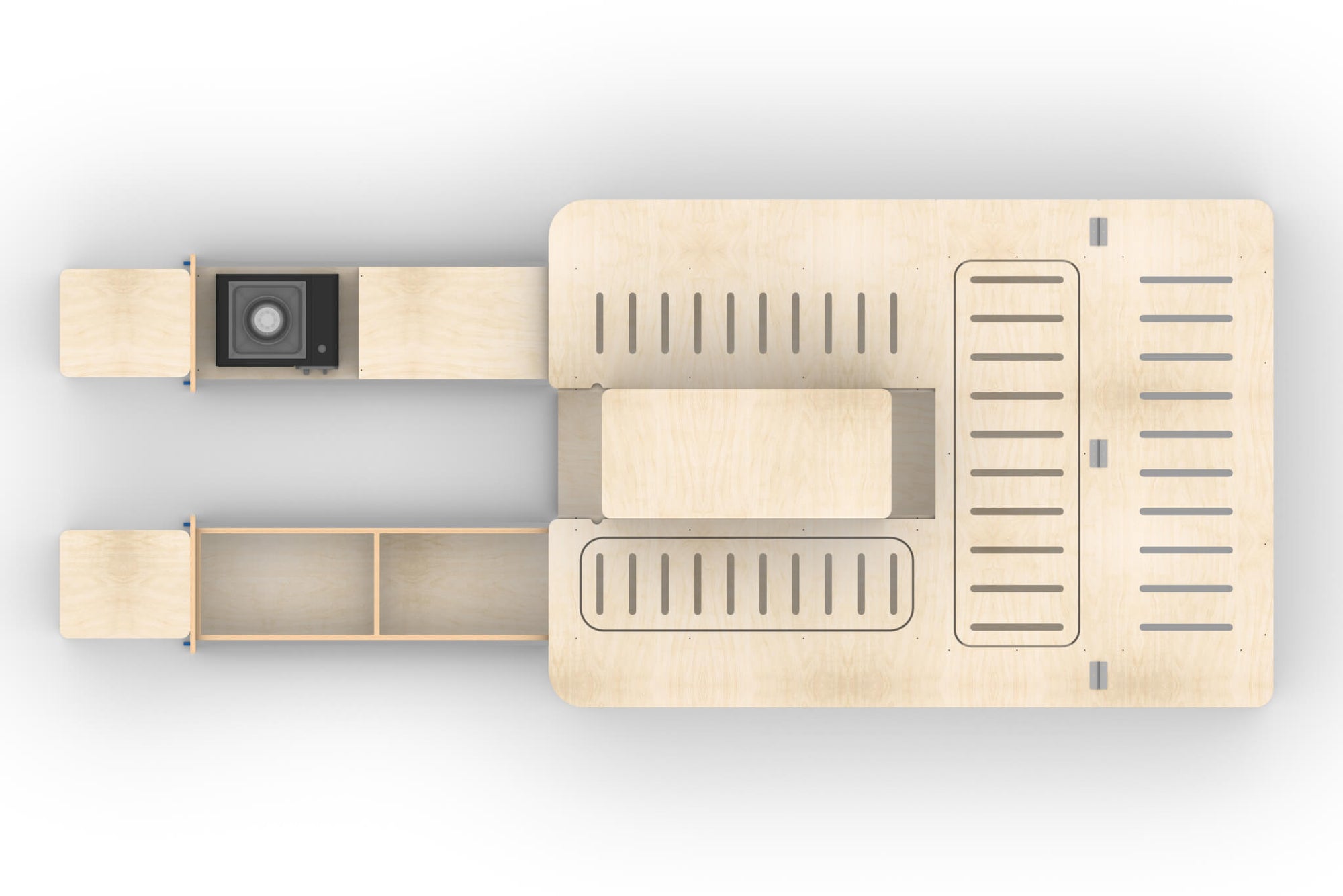 Rear-Opening Campervan Conversion Plans V1