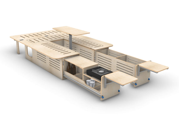 Rear-Opening Campervan Conversion Plans V1