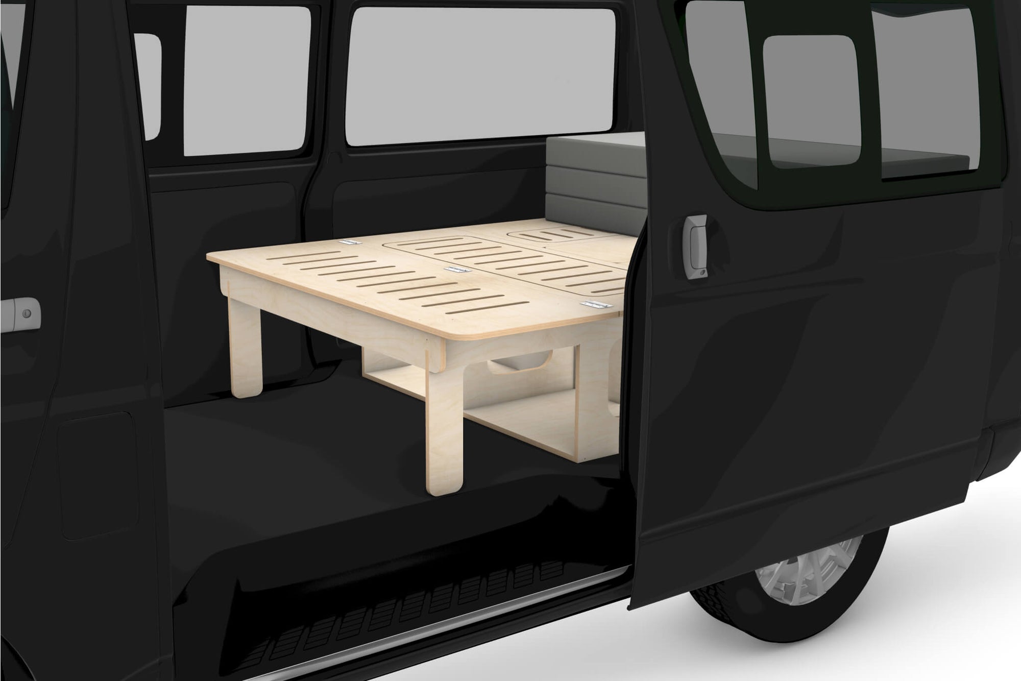 Rear-Opening Campervan Conversion Plans V1